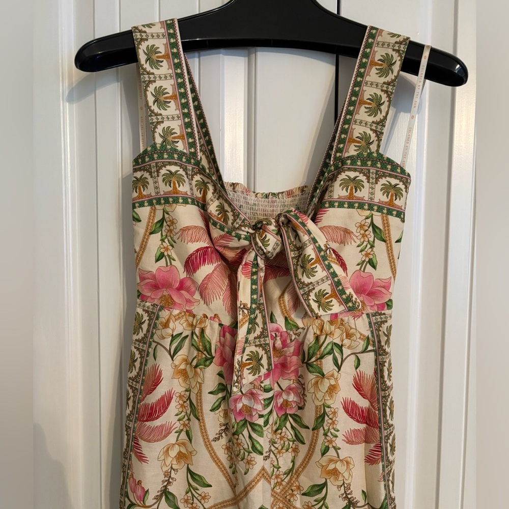 FARM RIO Palm dream strap knot jumpsuit. Size XS. - Picture 5 of 13